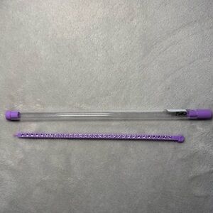 Swarovski Purple Crystal Rubber Bracelet – Original Packaging – Like New